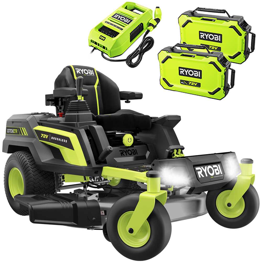 Battery-powered ride-on mowers