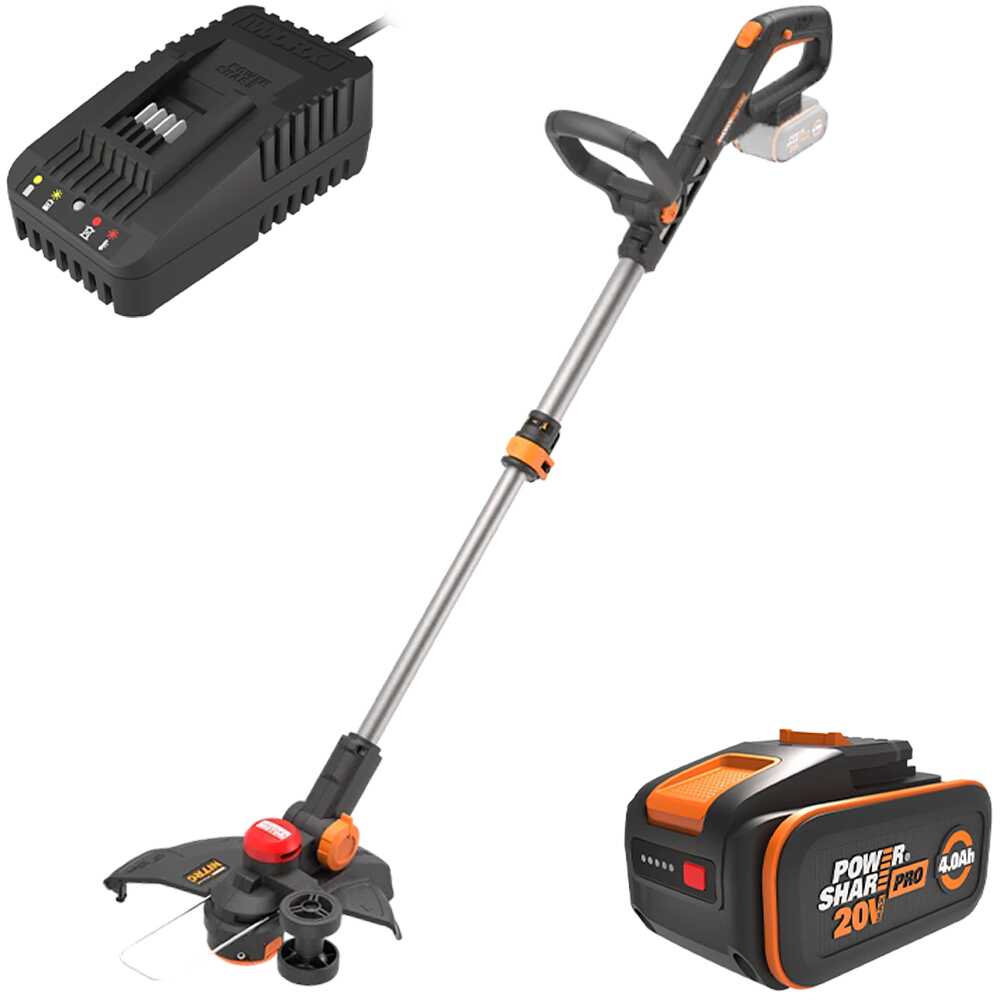 Worx Wg163e Worx Cordless Grass Trimmer Worx WG163E 20v MAX - Main Image