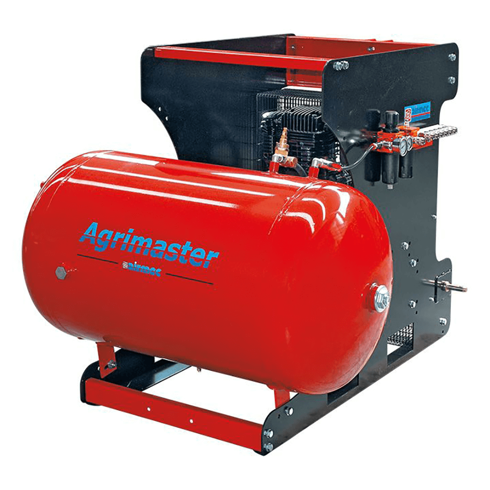 Tractor clearance air compressor