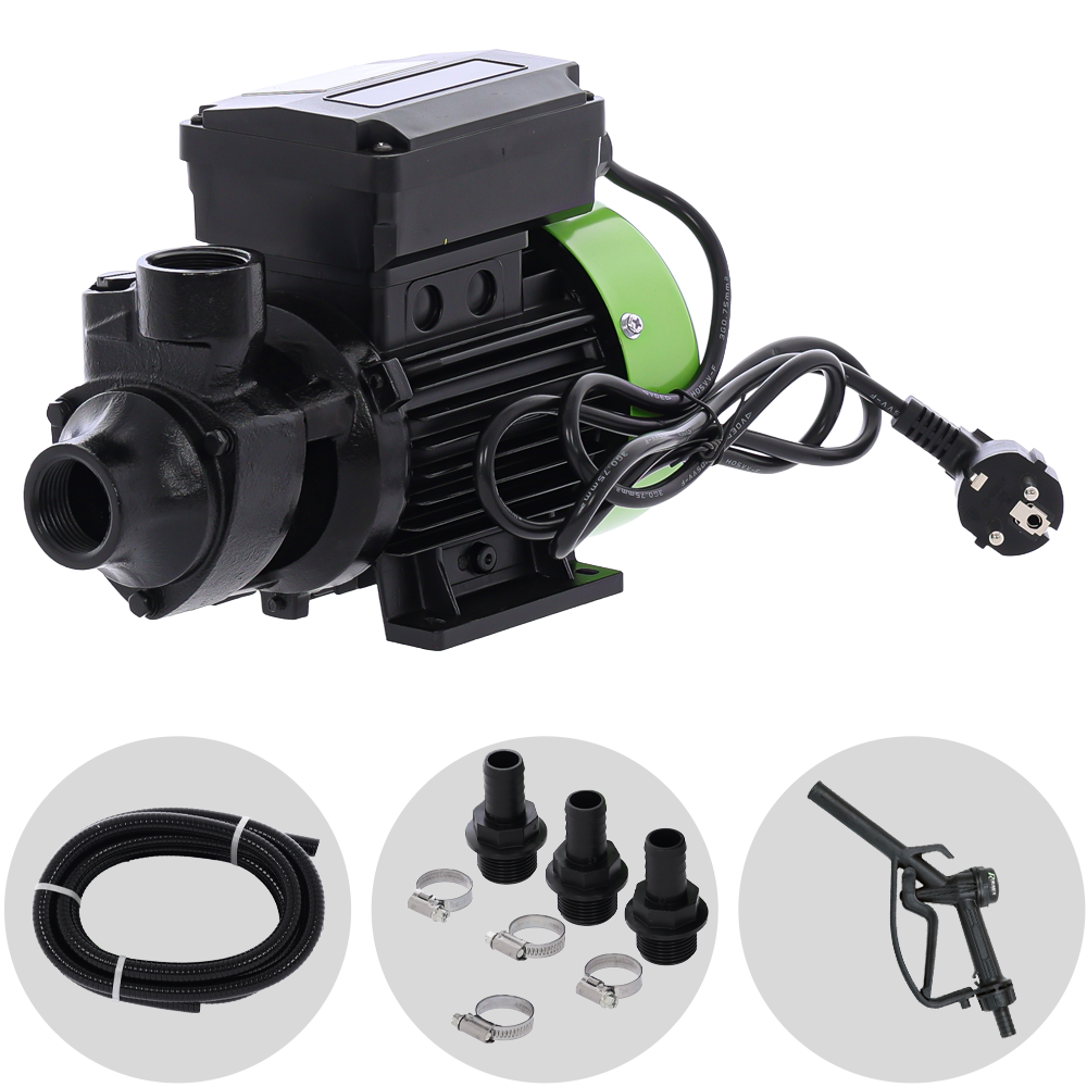 GREAT PLAINS INDUSTRIES 1 HP Electric Oil Transfer Pump, 8.0 GPM Max., 115 VAC - 9XHR1|142100-02