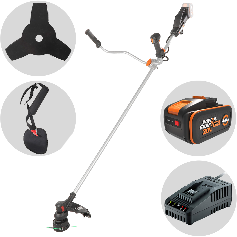 Worx Nitro WG082E - Brush Cutter 20 V , best deal on AgriEuro