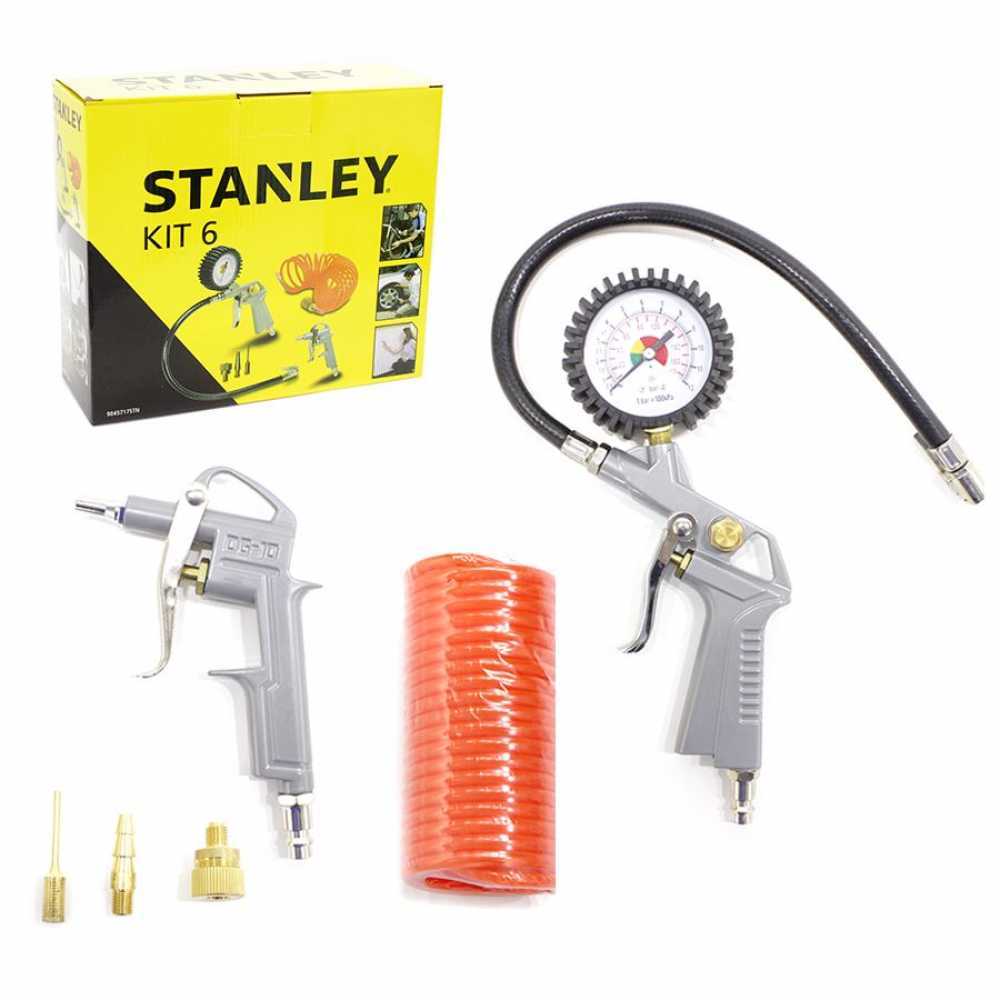 Kit 6 accessoires pneumatiques STANLEY