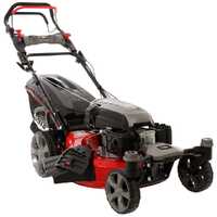 Trailed mowers with pivoting wheels