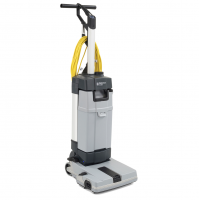 Electric roller floor washer with bristles