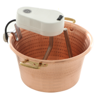 Copper Pots with Electric Motor