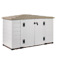 Garden tool cabinets and boxes