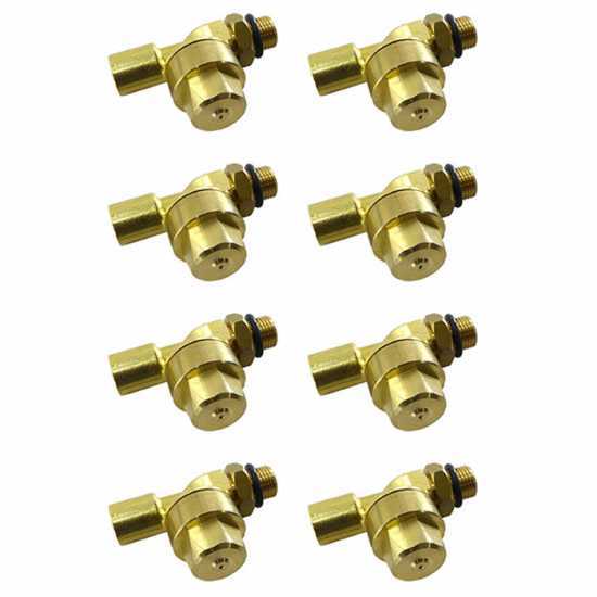 8 pcs kit: anti-drip valves for jets - 1/4 MG - 1/4 GF joint