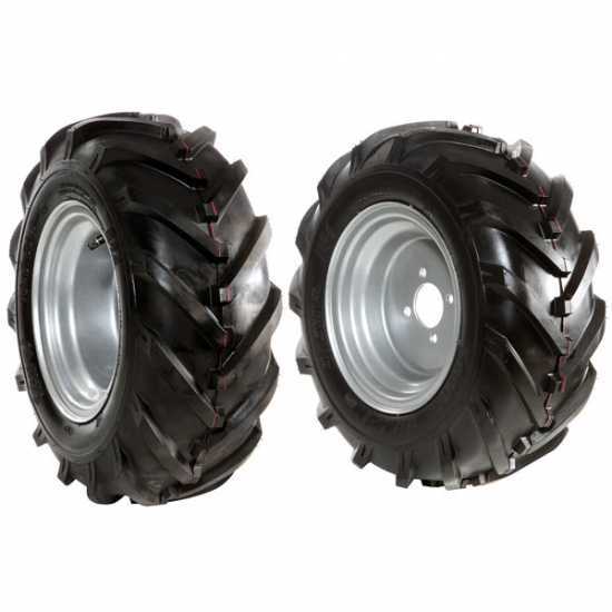 Pair of Rubber Wheels 16/650.8 - Additional wheels