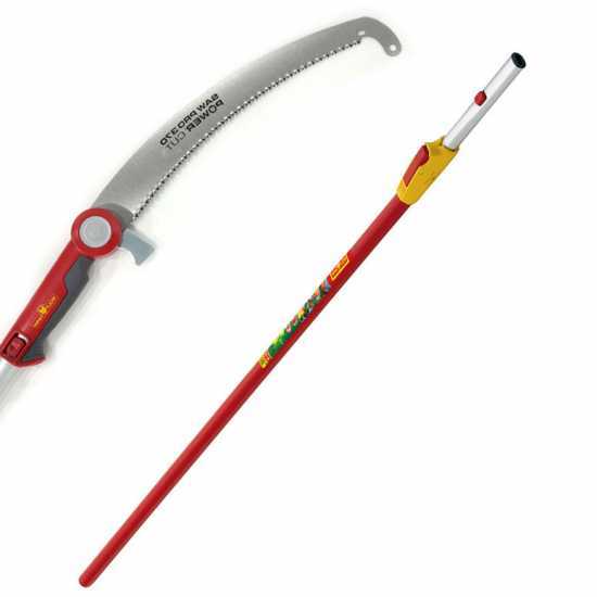 Pruning Saw on 4 m Aluminium Telescopic Pole - Wolf Garten PRO 370