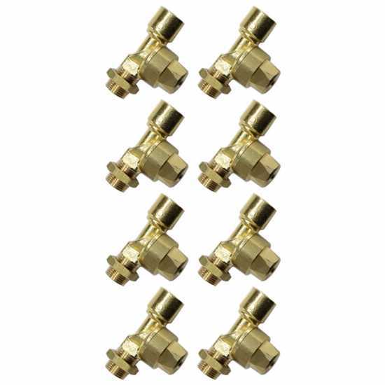 8 pcs kit: anti-drip valves for jets and sprayers - 3/8 MG - 3/8 GF joint