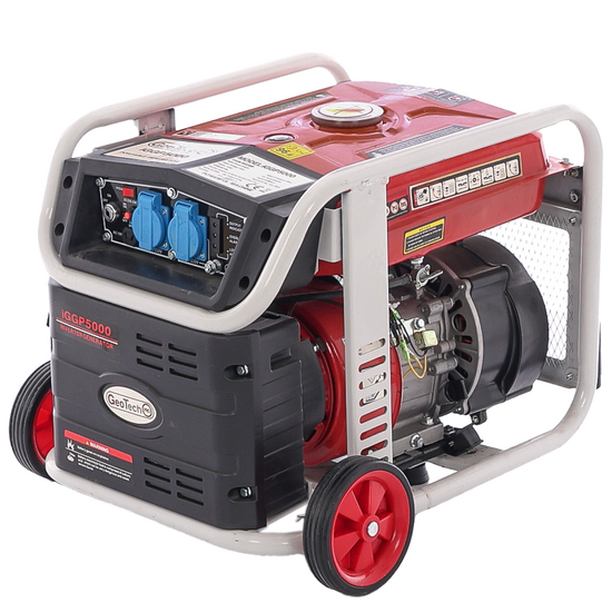 GeoTech-Pro iGGP5000 - 4 kW Wheeled Inverter Power Generator - DC 3.5 kW Single-phase