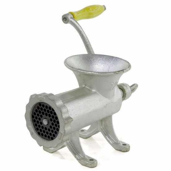 Reber 8682N n&deg;12 Hand crank manual Meat Grinder - Food-safe cast iron tabletop meat mincer