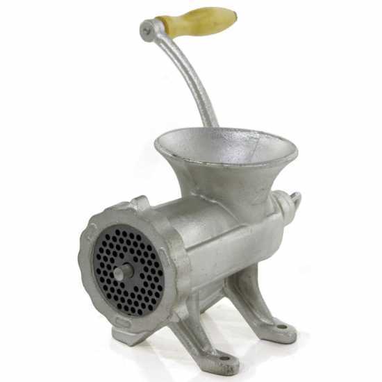 Reber 8683N n&deg;22 Hand crank manual Meat Grinder - Food-safe cast iron tabletop meat mincer