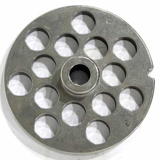 Reber Die Plate model TC 32 - 16 mm holes -  Die Plate for Meat Grinder - Die Plate Diameter 99 mm