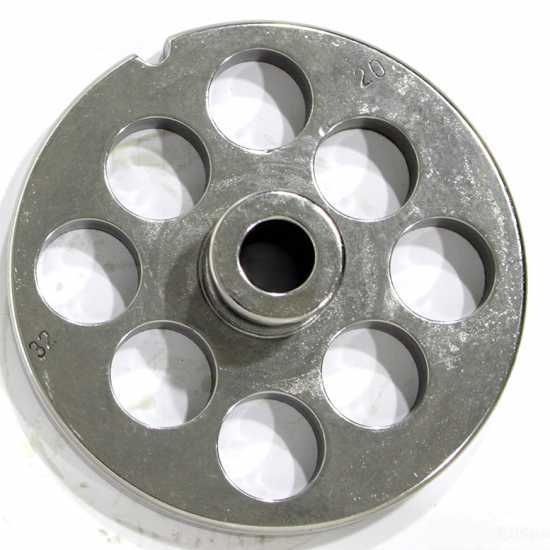 Reber Die Plate model TC 32 - 20 mm holes -  Die Plate for Meat Grinder - Die Plate Diameter 99 mm