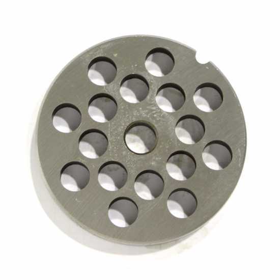 Reber Die Plate model TC 12 - 10 mm holes -  Die Plate for Meat Grinder - Die Plate Diameter 69 mm