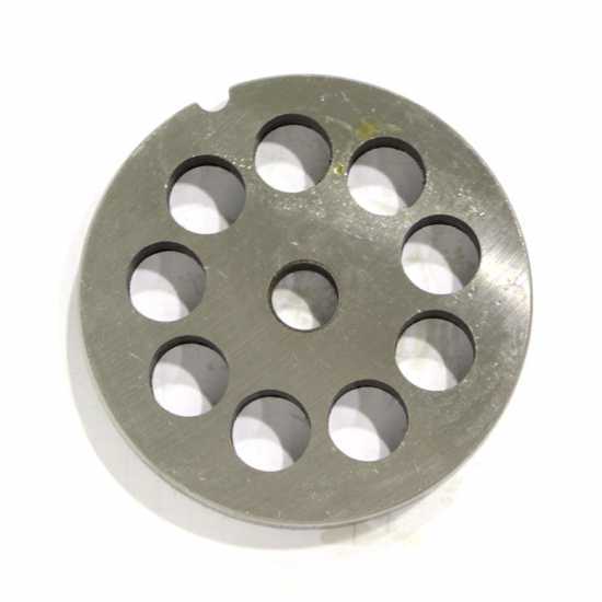 Reber Die Plate model TC 12 - 12 mm holes - Die Plate for Meat Grinder - Die Plate Diameter 69 mm