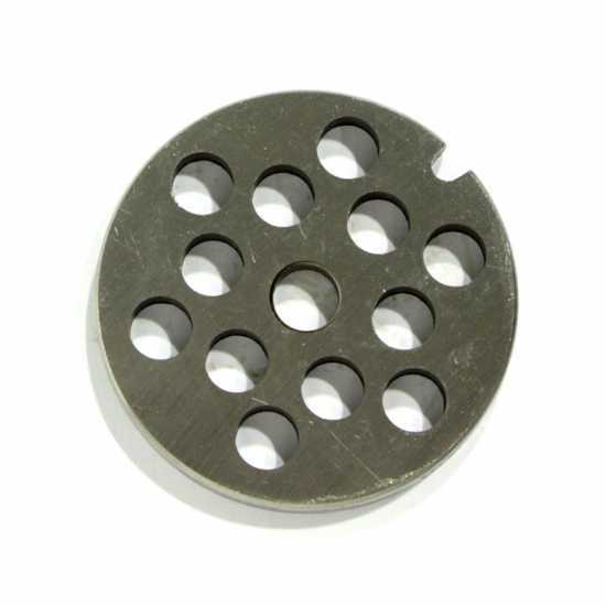 Reber Die Plate model TC 5 - 8 mm holes -  Die Plate for Meat Grinder - Die Plate Diameter 53 mm