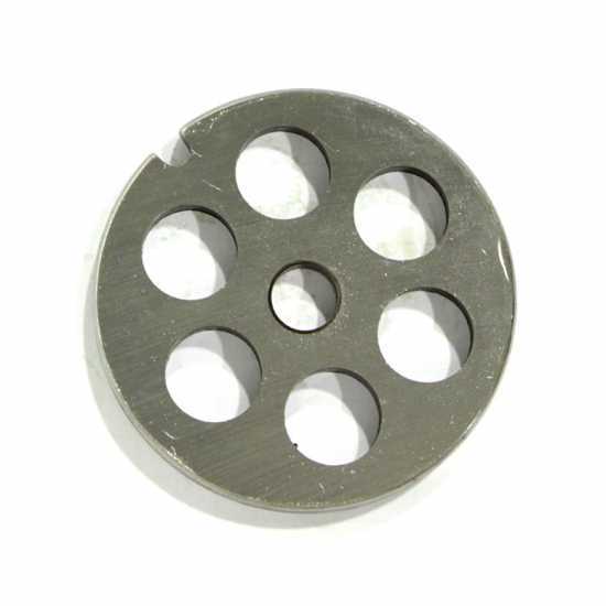 Reber Die Plate model TC 5 - 12 mm holes -  Die Plate for Meat Grinder - Die Plate Diameter 53 mm