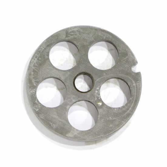 Reber Die Plate model TC 5 - 14 mm holes -  Die Plate for Meat Grinder - Die Plate Diameter 53 mm