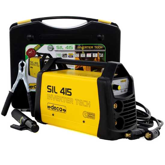 Deca SIL 415 Inverter Welding Machine - 150 Max Amp - 230V power supply - tool kit