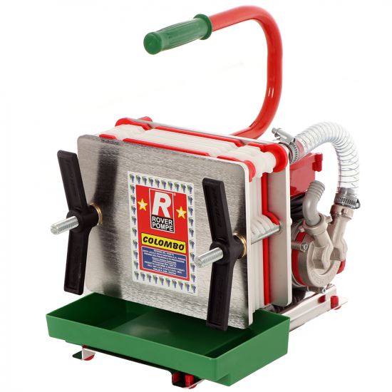 Rover Colombo STAINLESS STEEL 6 - Wine filter with cartridges and plates - Wine pump in Novax