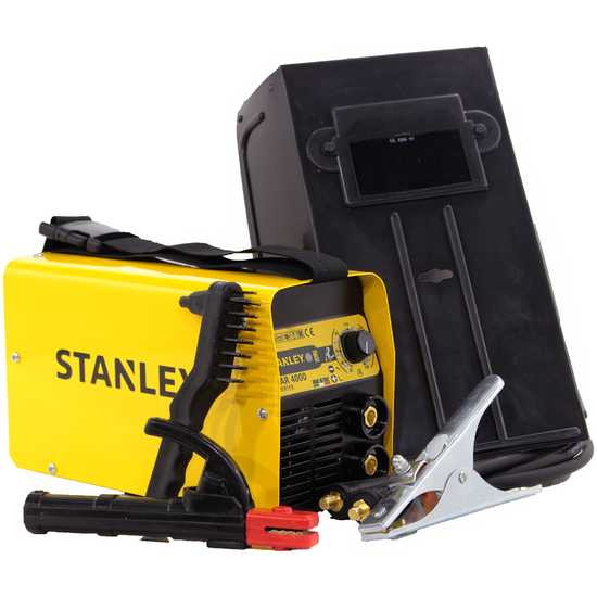MMA Stanley STAR 4000 Inverter Welding Machine - 160 A - 230V - 45%@160A cyle - accessory kit