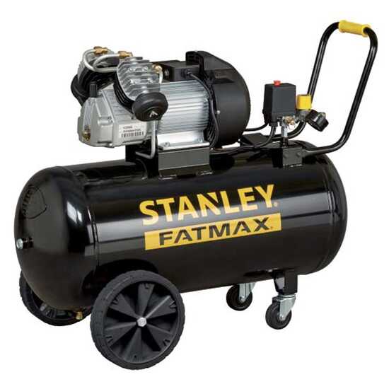 Stanley Fatmax DV2 400/10/100 - Wheeled Electric Air Compressor - 3 Hp Motor - 100 L