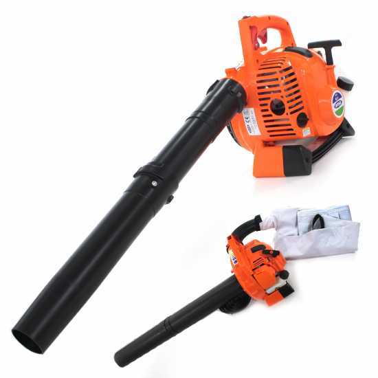 Ama AG4-BLV 3-in-1 Leaf Blower - Garden Vacuum - Shredder - with 24.5 cc 4-stroke Engine