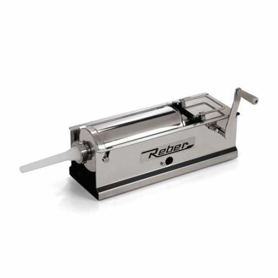 Reber 8960 N INOX - 5 Kg Manual Sausage Stuffer - 2 Speeds 