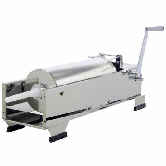 Reber 8975 N INOX - 15 Kg Professional Manual Sausage Stuffer - 2 Speeds 