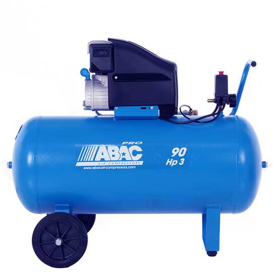 Abac Estoril L30P - Wheeled electric air compressor - Motor 3 HP - 90 lt