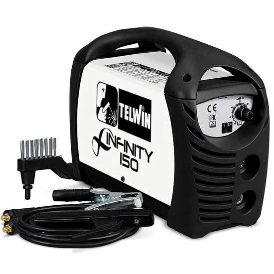 Telwin Infinity 150 Direct Current Electrode Inverter Welding Machine - 130 A - Kit