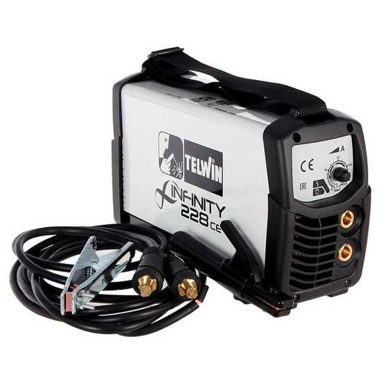 Telwin Infinity 228 CE Direct Current TIG and Electrode Inverter Welding Machine - 200A Kit