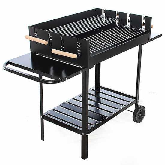 CB 280X Charcoal Barbecue with Double Grid - 75 x 50 Cooking Surface