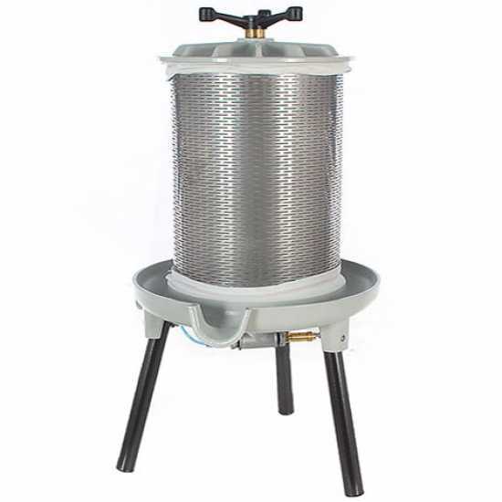 Grifo PEA40 - 40 L Pneumatic Fruit Press - Stainless Steel Tank 
