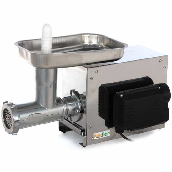 AE-SM 22 Electric Meat Grinder - 1.5 Hp - STAINLESS STEEL shell - 800W motor