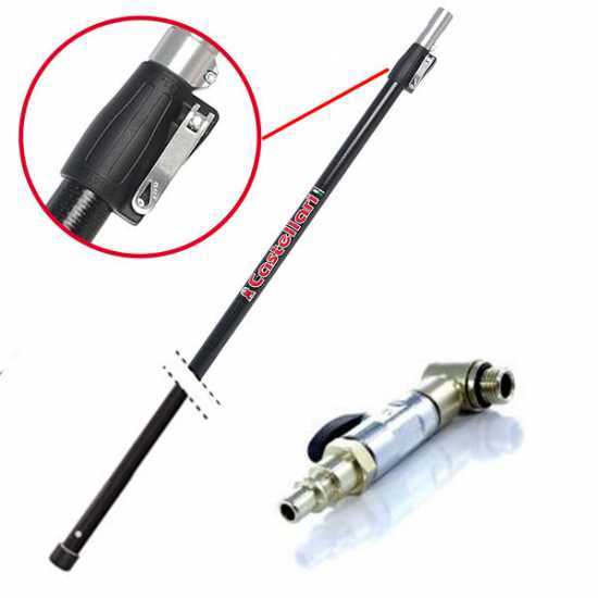 Castellari APT 150 E CARBON Pneumatic Carbon Extension Pole - Telescopic 150-260 cm