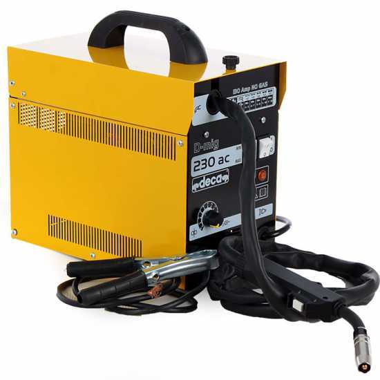 Deca D-MIG 230 AC NO GAS Continuous Wire Welding Machine - 130 A - 230V - Cored Wire