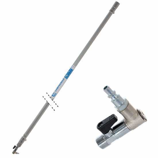 Campagnola ExtraLight Pneumatic Aluminium Extension Pole 150 cm - Fixed
