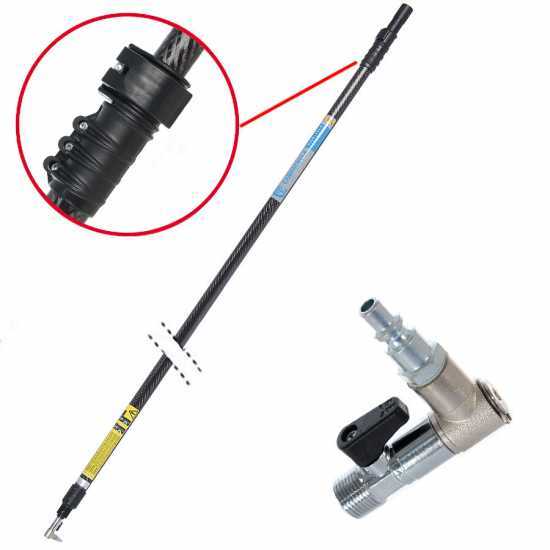 Campagnola Pneumatic Carbon Extension Pole- Telescopic pole 150-250 cm