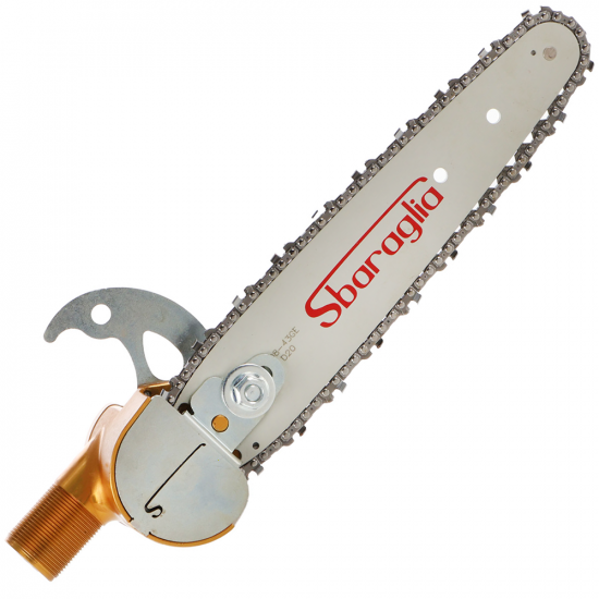 Sbaraglia Turbo Pneumatic Chain Pruner with 8" carving blade - 7-blade rotor