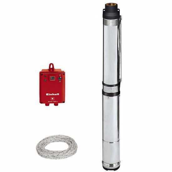 Einhell GC-DW 1300 N Stainless Steel Submersible Pump - external starting box - 1300W