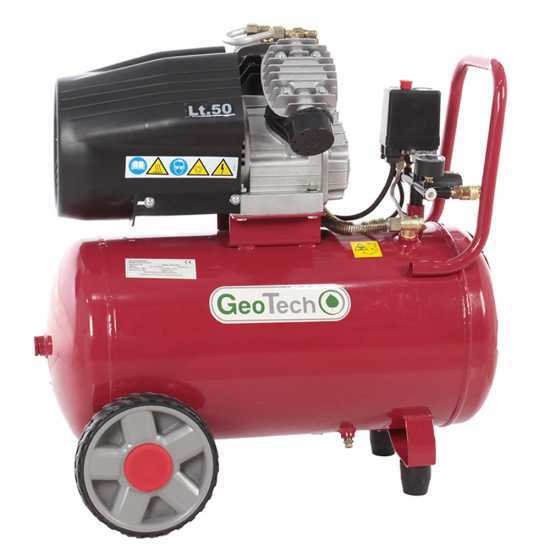 GeoTech AC50-10-30VC - 50L Electric Air Compressor - 3 Hp Motor