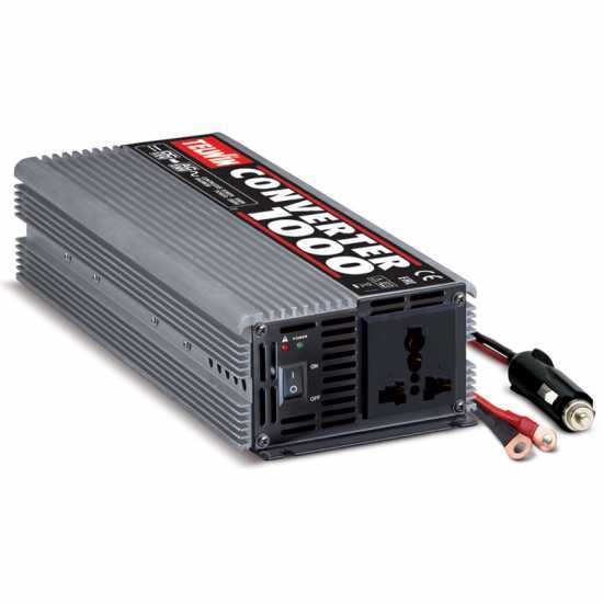 Telwin Converter 1000 Inverter Current Converter from 12 V DC to 230 V AC - 1000W Power