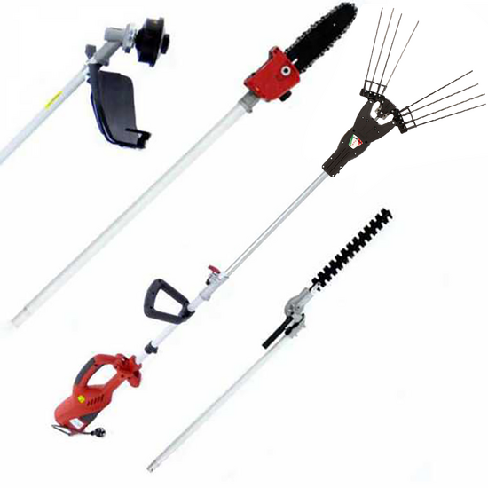 GeoTech BC 1400 Combi - Electric Olive Harvester + Multi-tool Brush Cutter