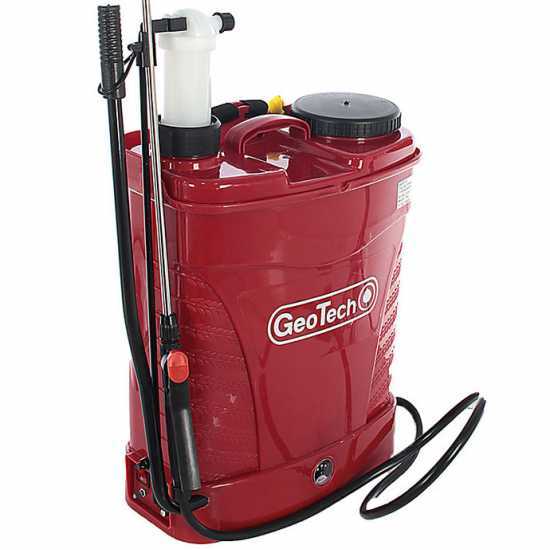 GeoTech KF-18C-2 - Hand-operated Backpack Sprayer Pump - Battery-powered -18L