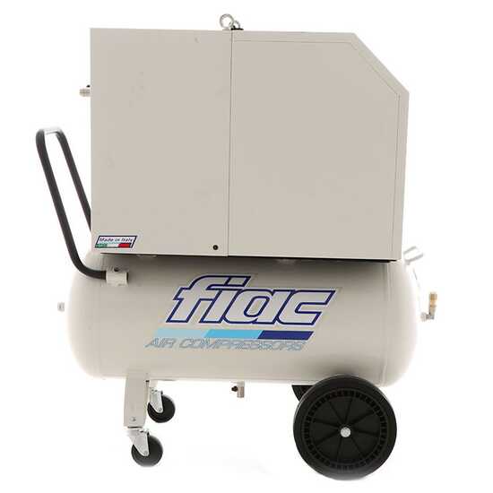FIAC Silent AB90/360M - Single-phase electric belt-driven air compressor - 3 HP motor - 90 lt.