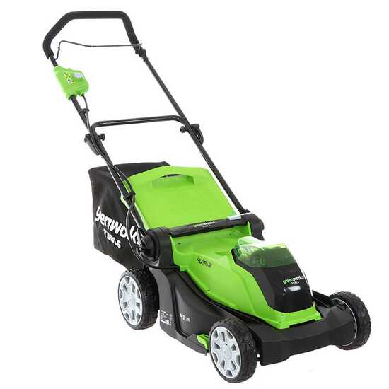 Greenworks G40LM41 Electric Battery-powered Lawn Mower 40V - 41 cm cutting width - 4A battery