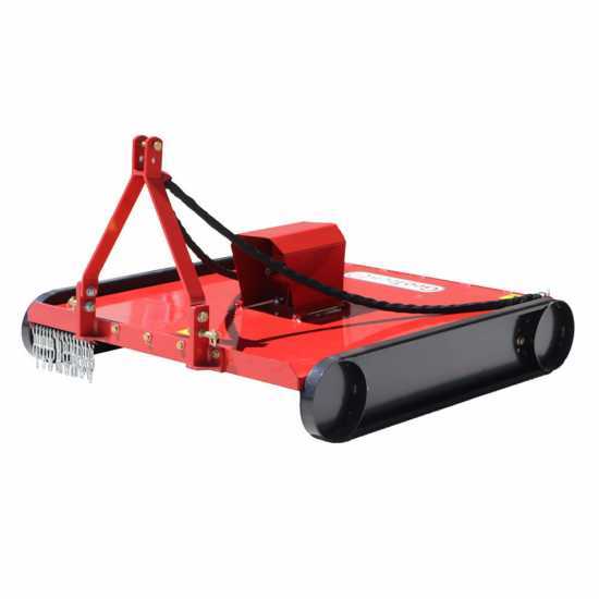 GeoTech Pro flat tractor mounted rotary slasher with vertical axis model SLP 140